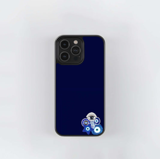 Evil Eye Charm Glass Case / Cover