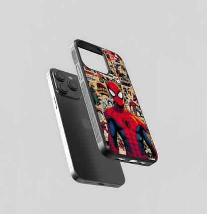 Aesthetic Spider Man Glass Case