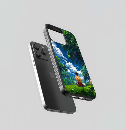 Alone Luffy Glass Case