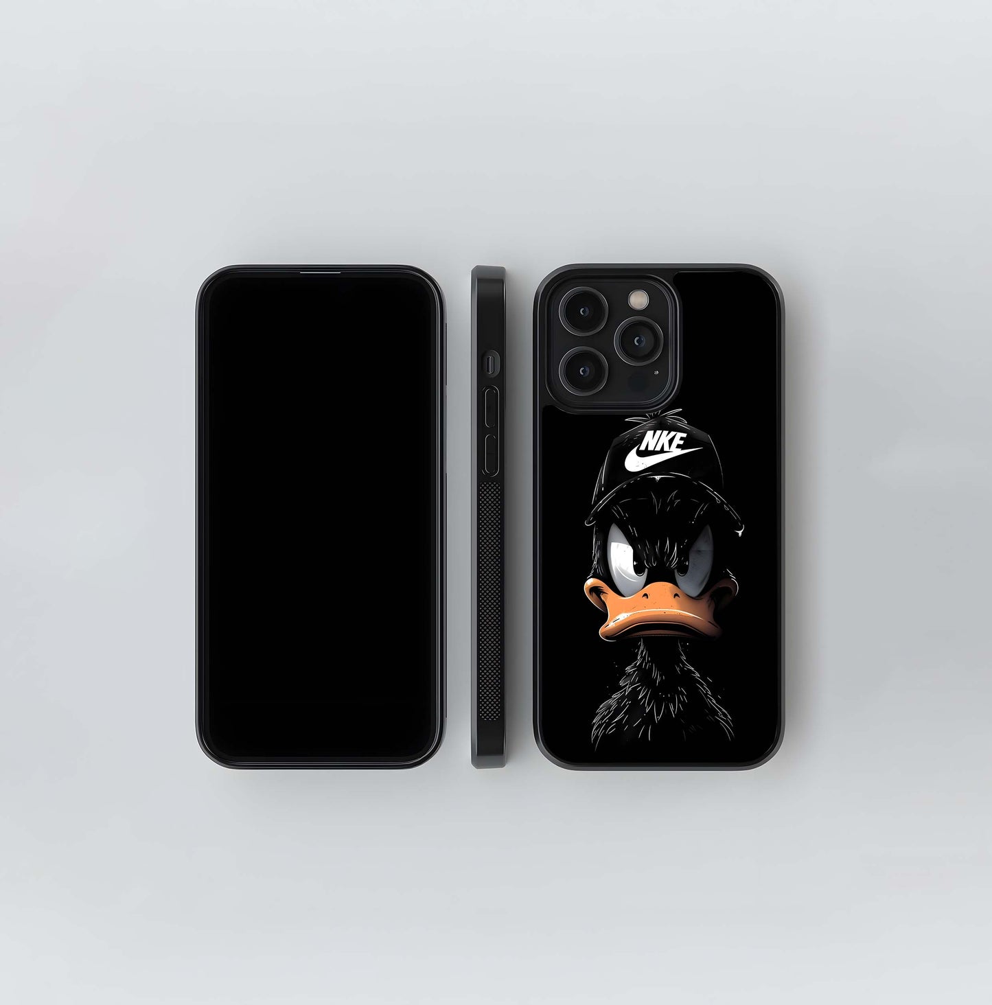 Daffy Duck with Nike Hat Glass Case