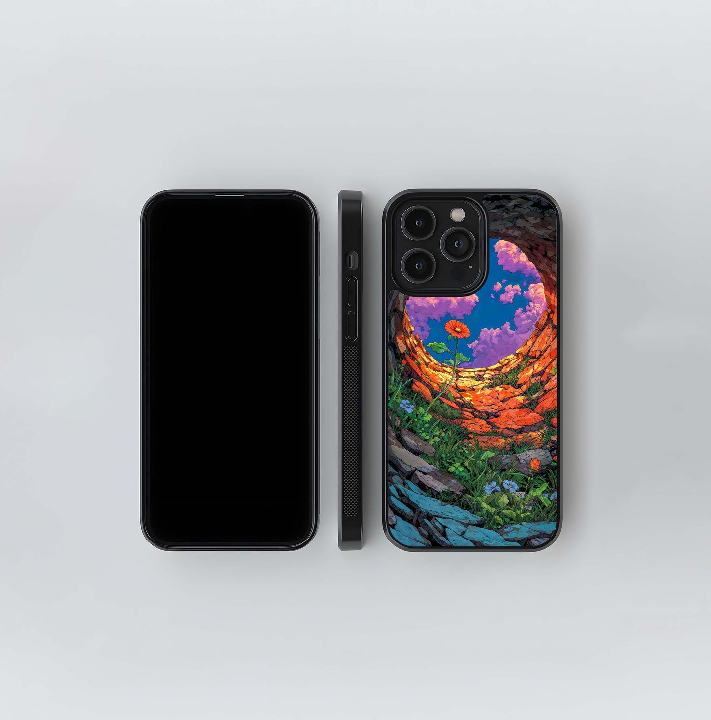 Bloom Within Stone Glass Cases