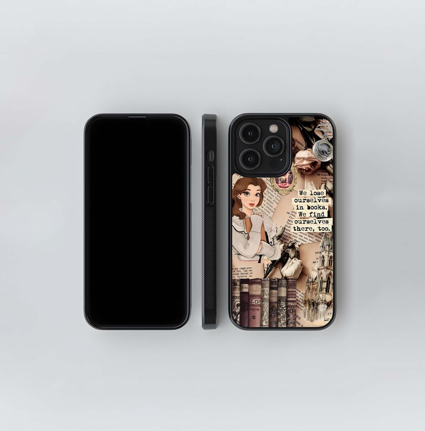 Bookish Dream World Glass Case