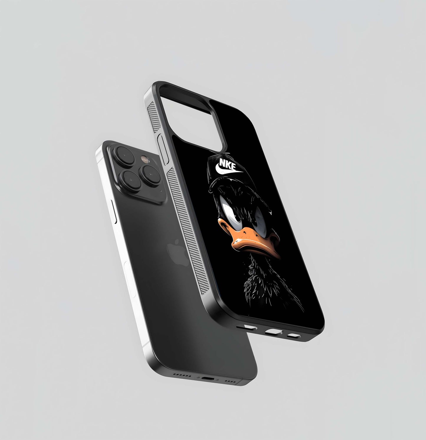 Daffy Duck with Nike Hat Glass Case