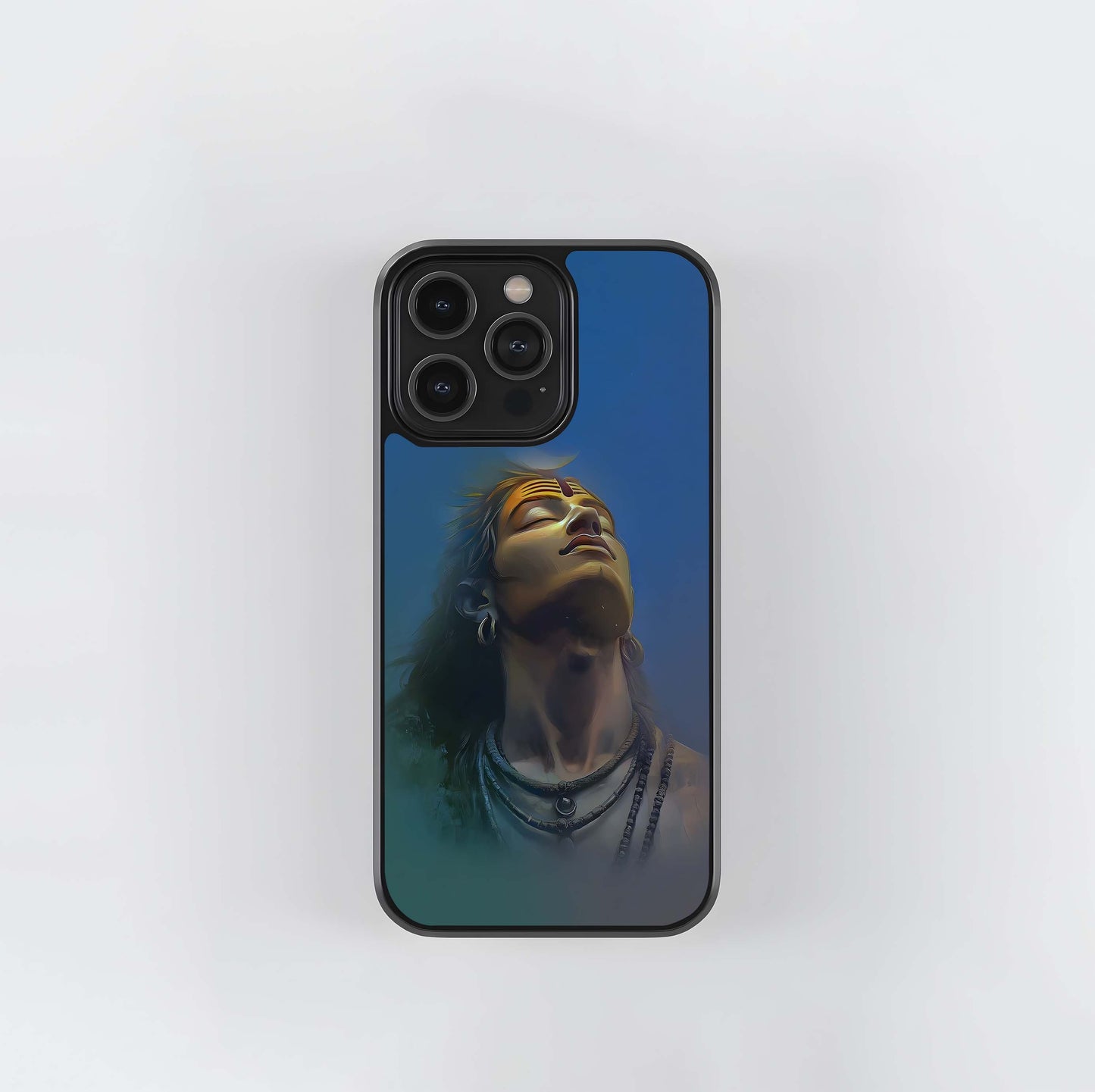 Cosmic Shiva Lingam Glass Case