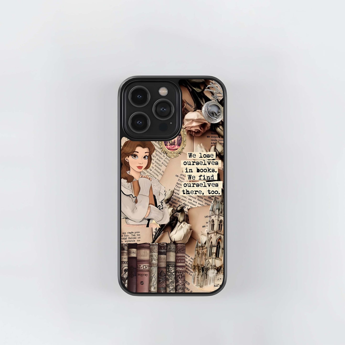 Bookish Dream World Glass Case