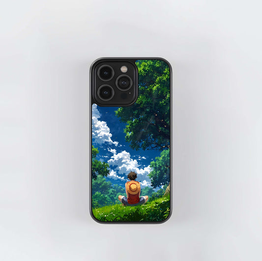 Alone Luffy Glass Case