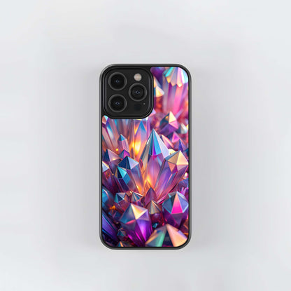 Prismatic Gem Cluster Glass Case