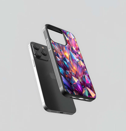 Prismatic Gem Cluster Glass Case