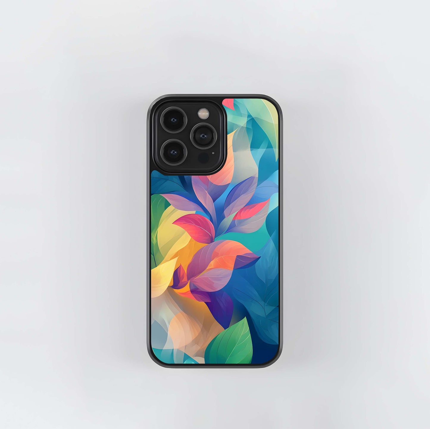 Psychedelic Flora Glass Case