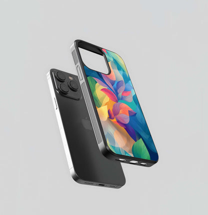 Psychedelic Flora Glass Case