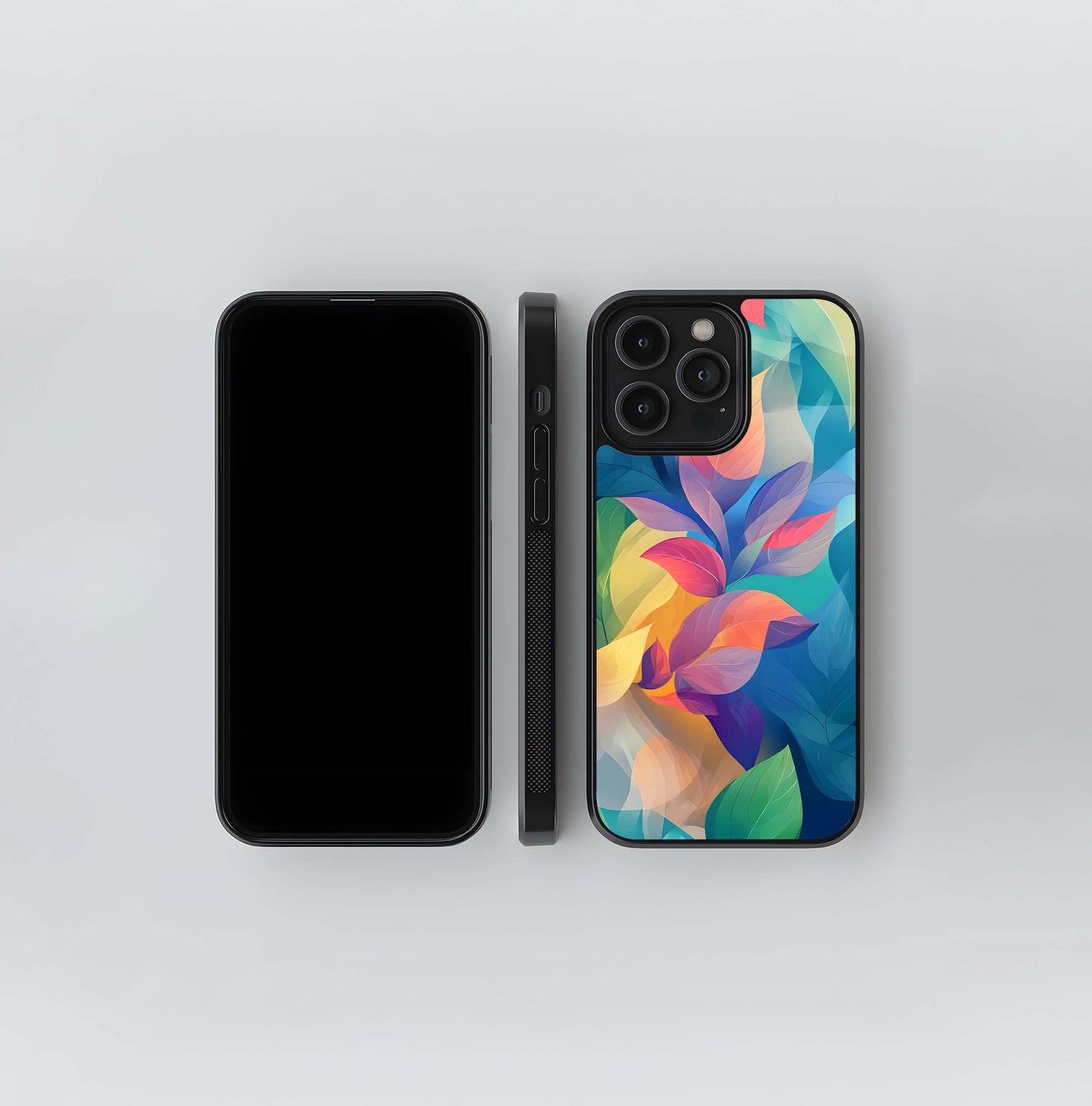 Psychedelic Flora Glass Case