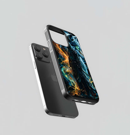 Wolf Shaman's Aura Glass Case