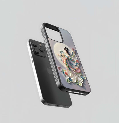 Quilled Celestial Maiden Glass Case