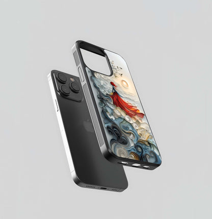 Quilled Red Reverie Glass Case