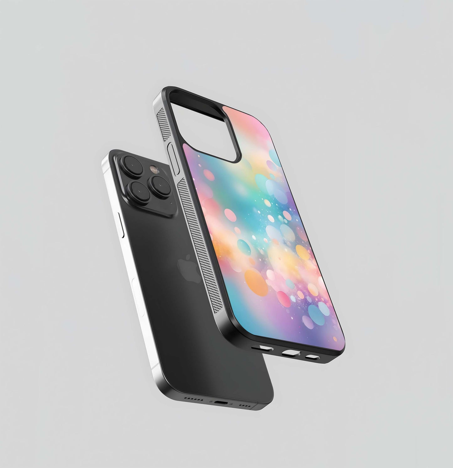 Rainbow Bokeh Fantasy Glass Case