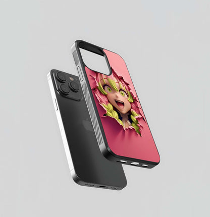 Mitsuri's Pink Smash Glass Case