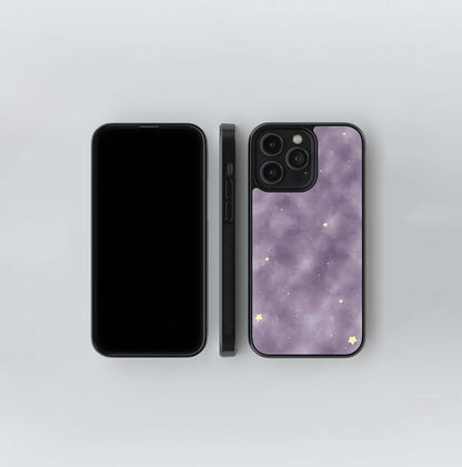 Purple Dream Galaxy Glass Case