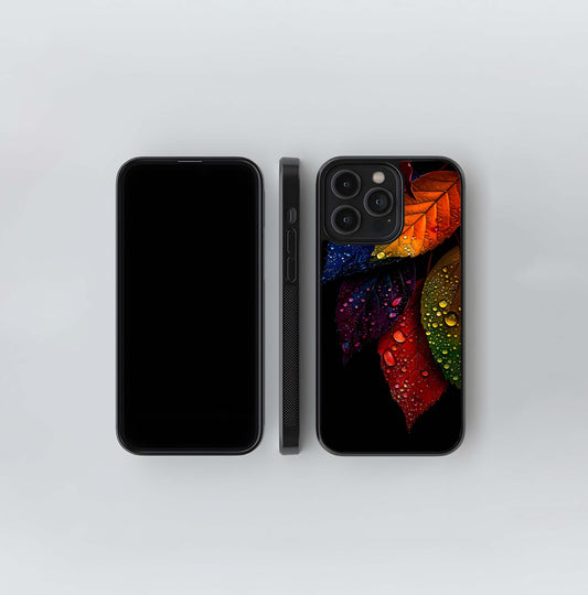 Rainbow Foliage Glass Case