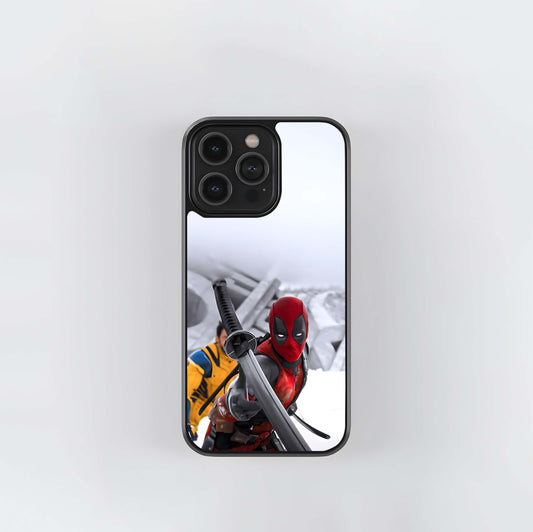 Deadpool Katana Stance Glass Case