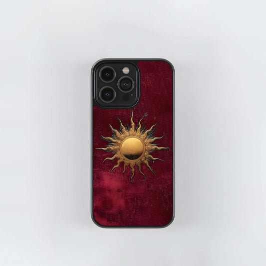 Gold Sun Blush Glass Case