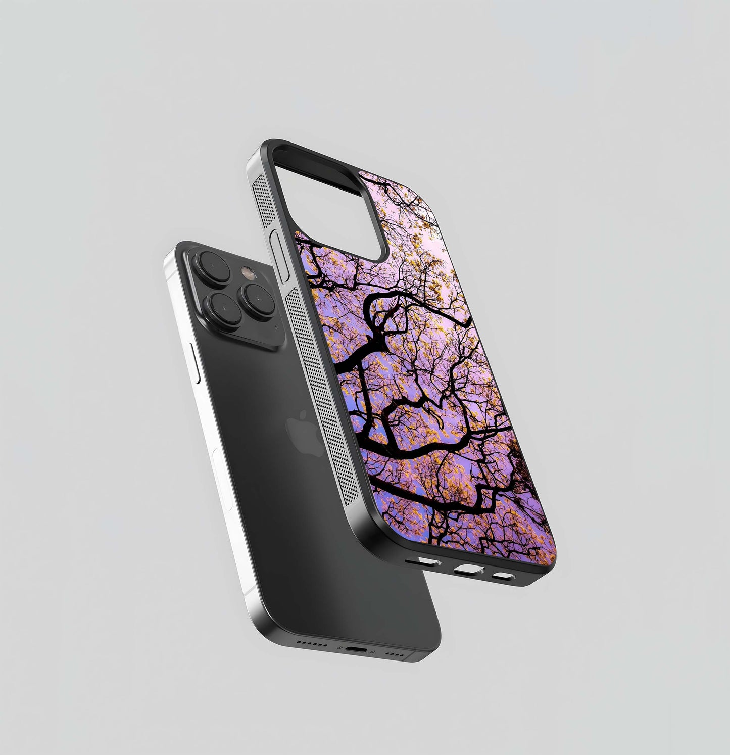 Pastel Bloom Web Glass Case