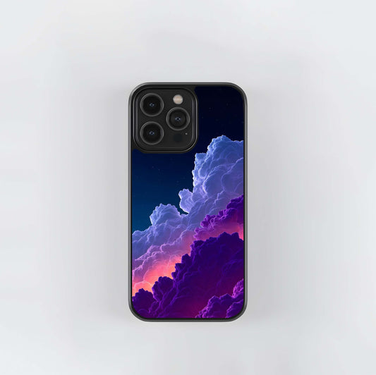 Dreamy Cloud Skies Glass Case