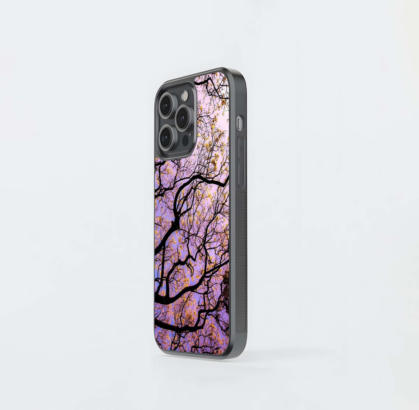Pastel Bloom Web Glass Case