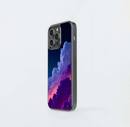 Dreamy Cloud Skies Glass Case