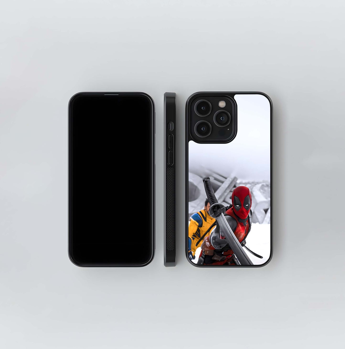 Deadpool Katana Stance Glass Case