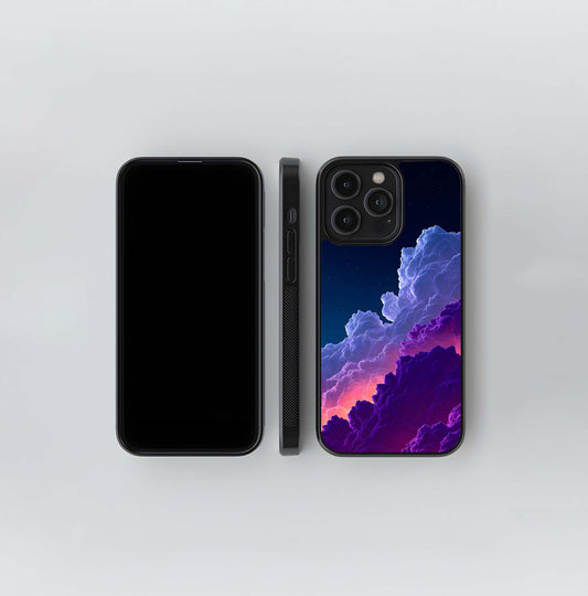 Dreamy Cloud Skies Glass Case