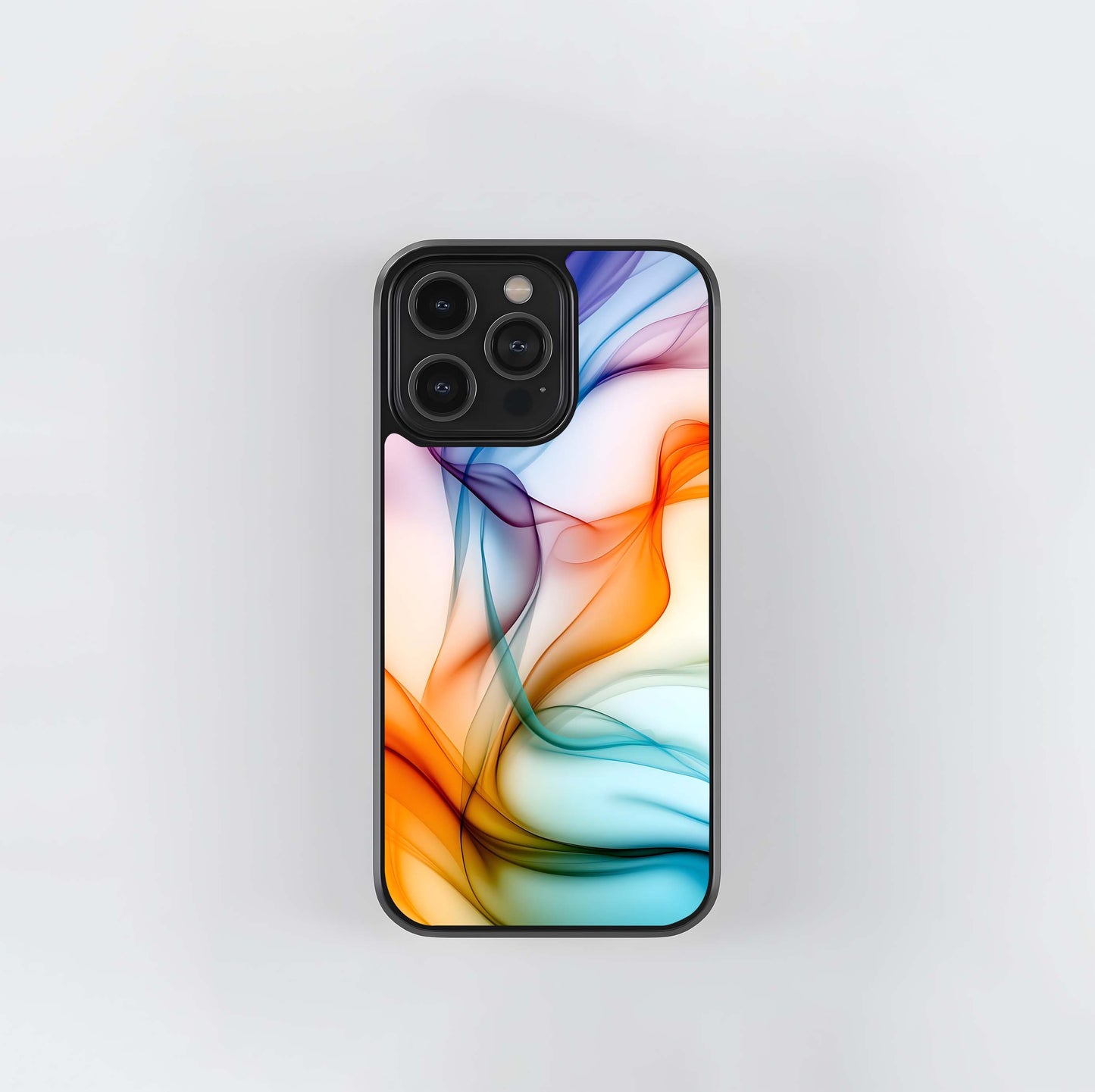 Rainbow Smoke Flow Glass Case