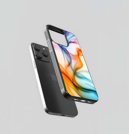 Rainbow Smoke Flow Glass Case