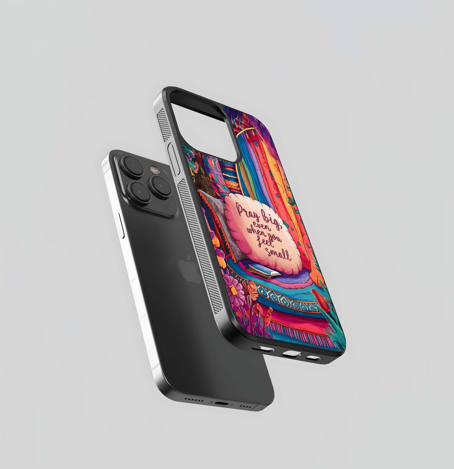 Prayer Rainbow Soul Glass Case