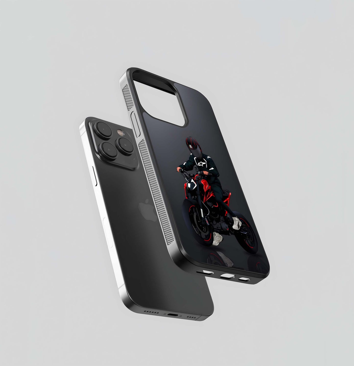 Red Duke Stylized Ride Glass Case