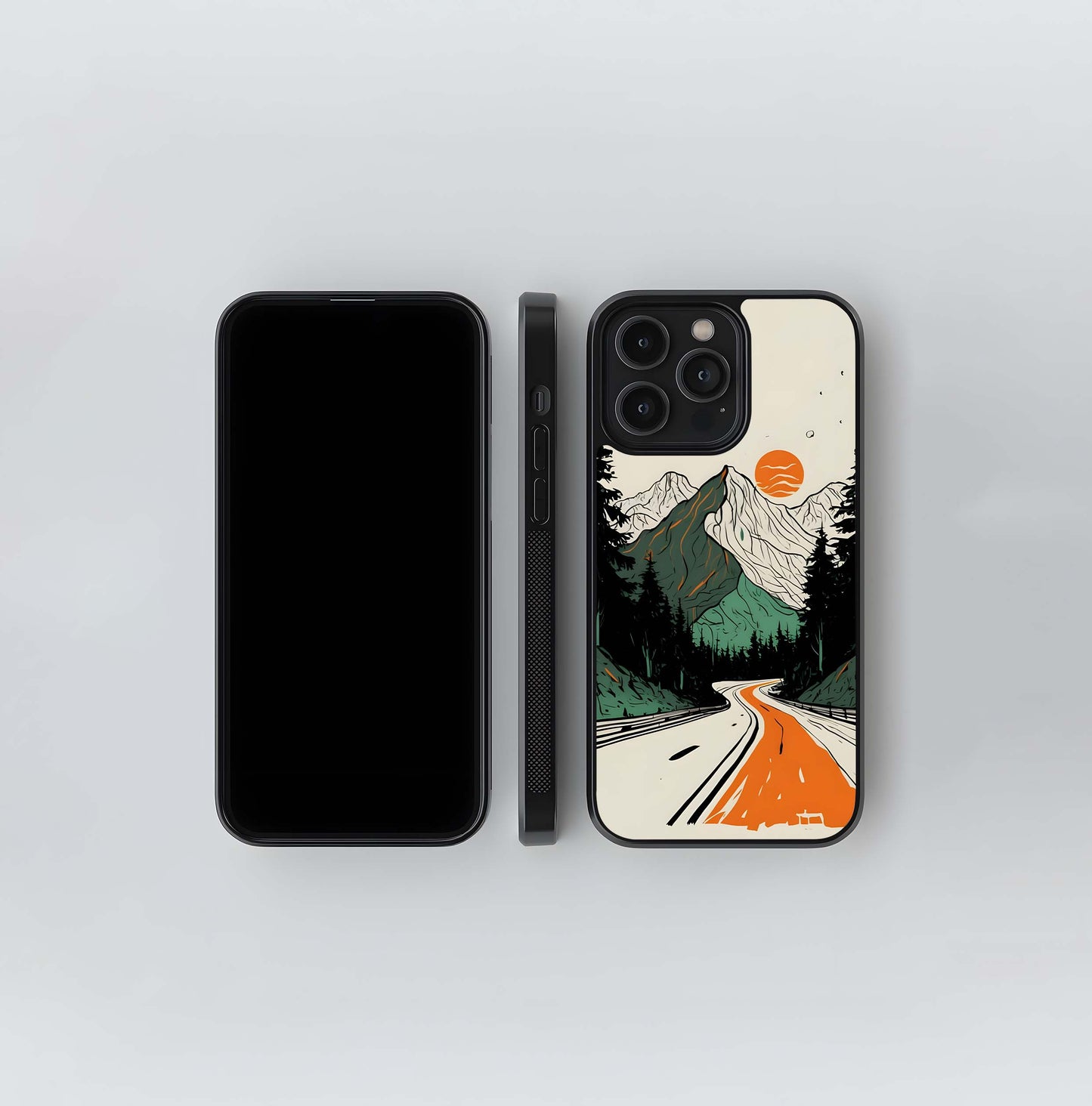 Retro Road Trip Glass Case