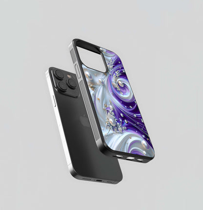 Royal Pearl Cascade Glass Case