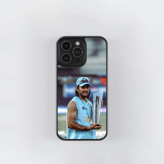 Dhoni 2007 T20 World Cup Glass Case