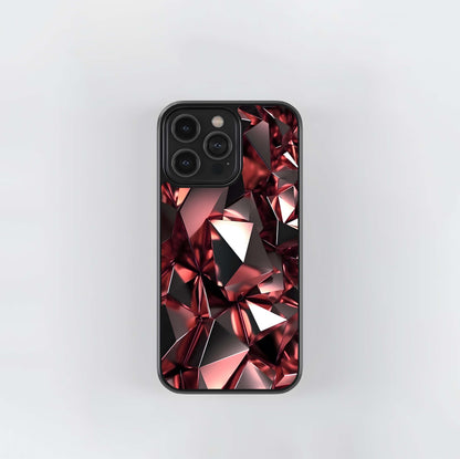 Ruby Shards Glass Case