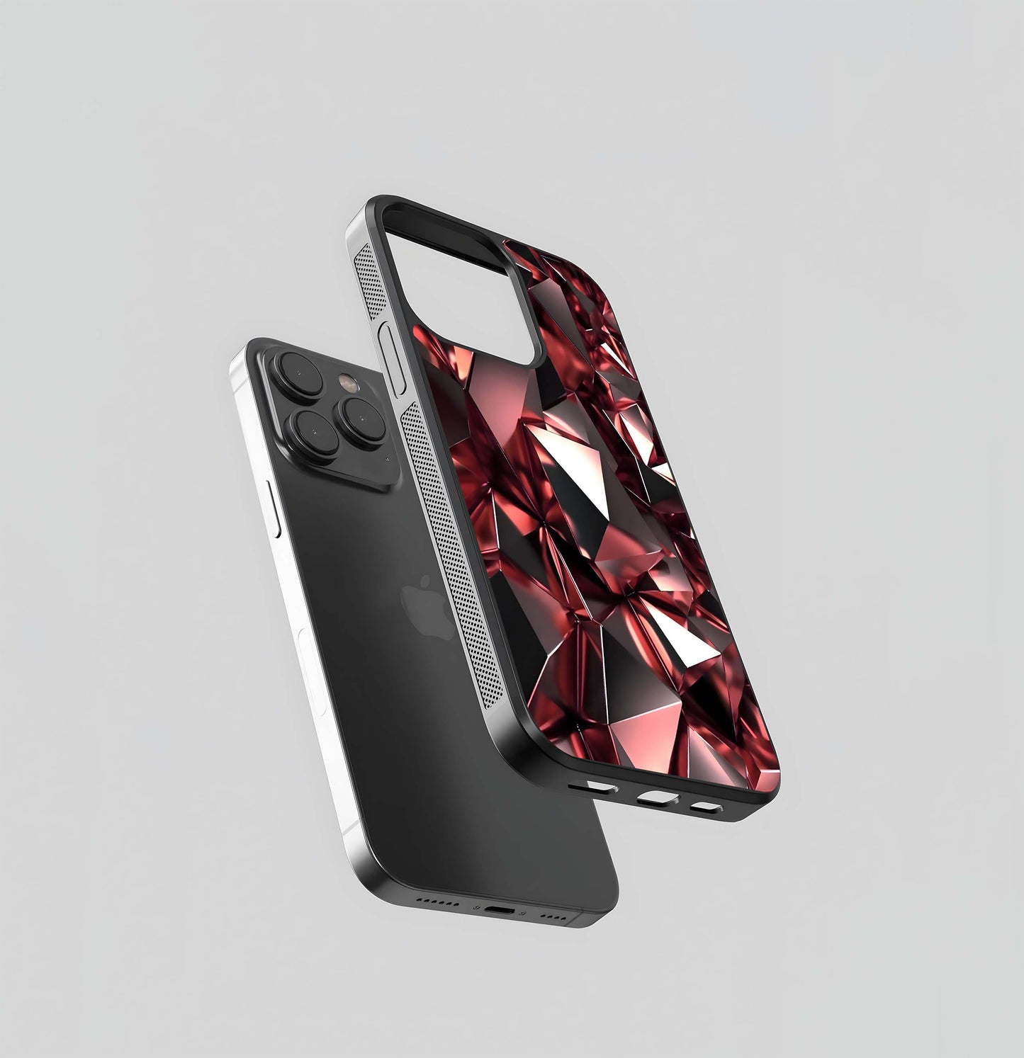 Ruby Shards Glass Case