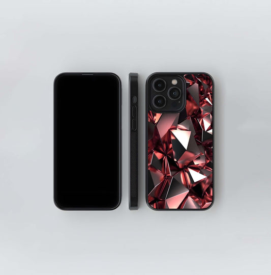 Ruby Shards Glass Case