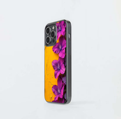 Saffron and Indigo Contrast Glass Case