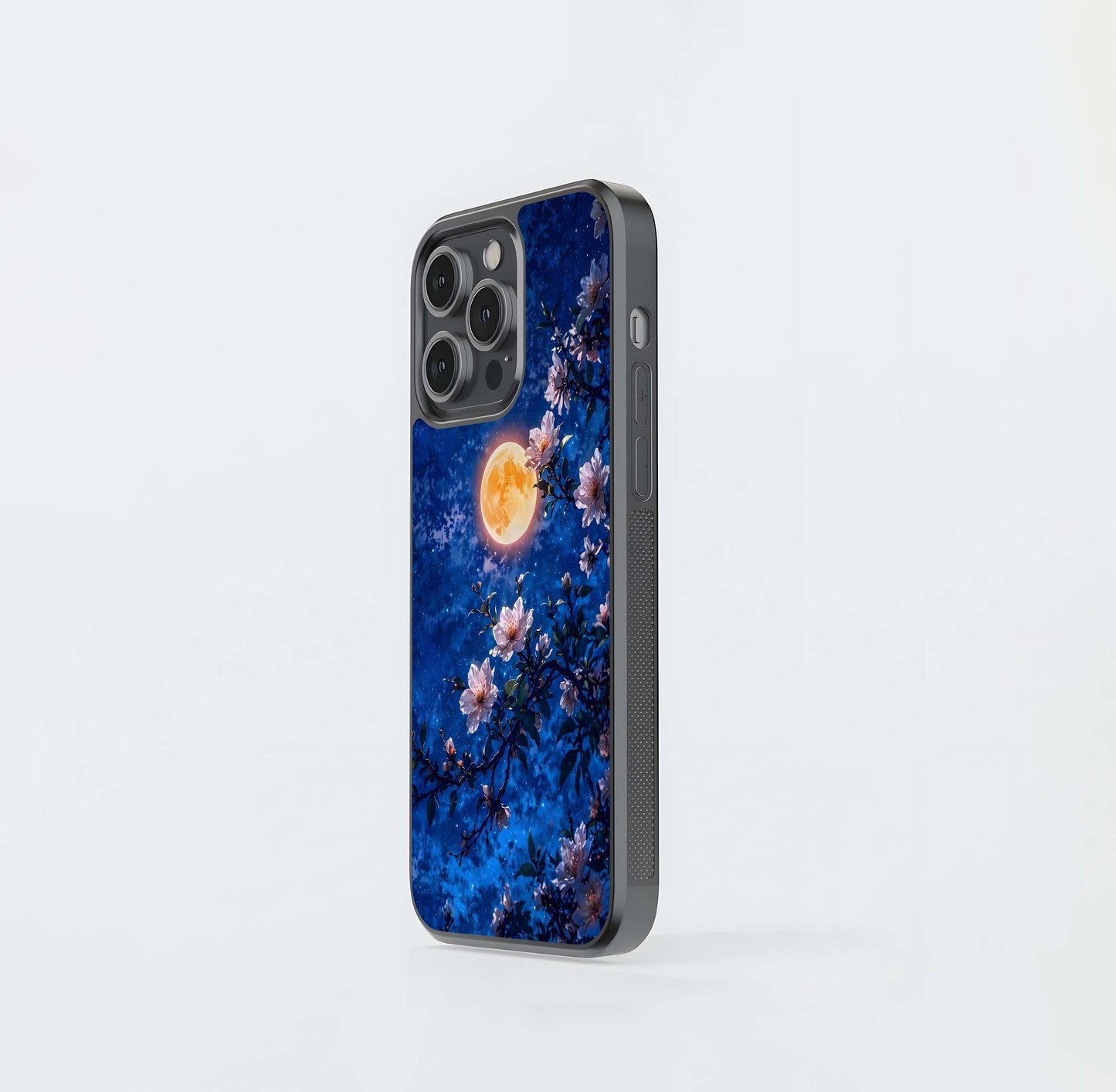Moonlit Blossoms Night Glass Case