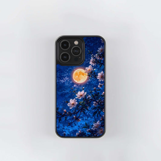 Moonlit Blossoms Night Glass Case