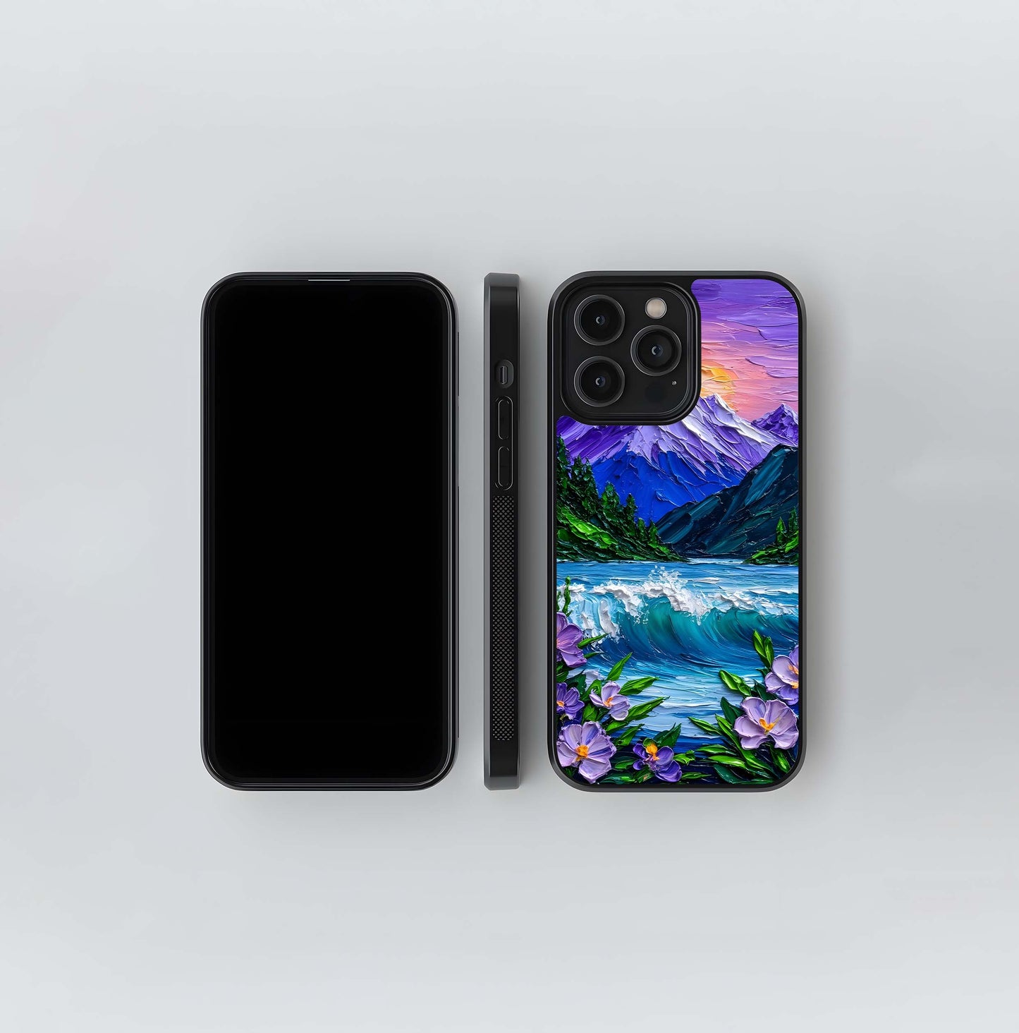 Alpine Blossom Glass Case