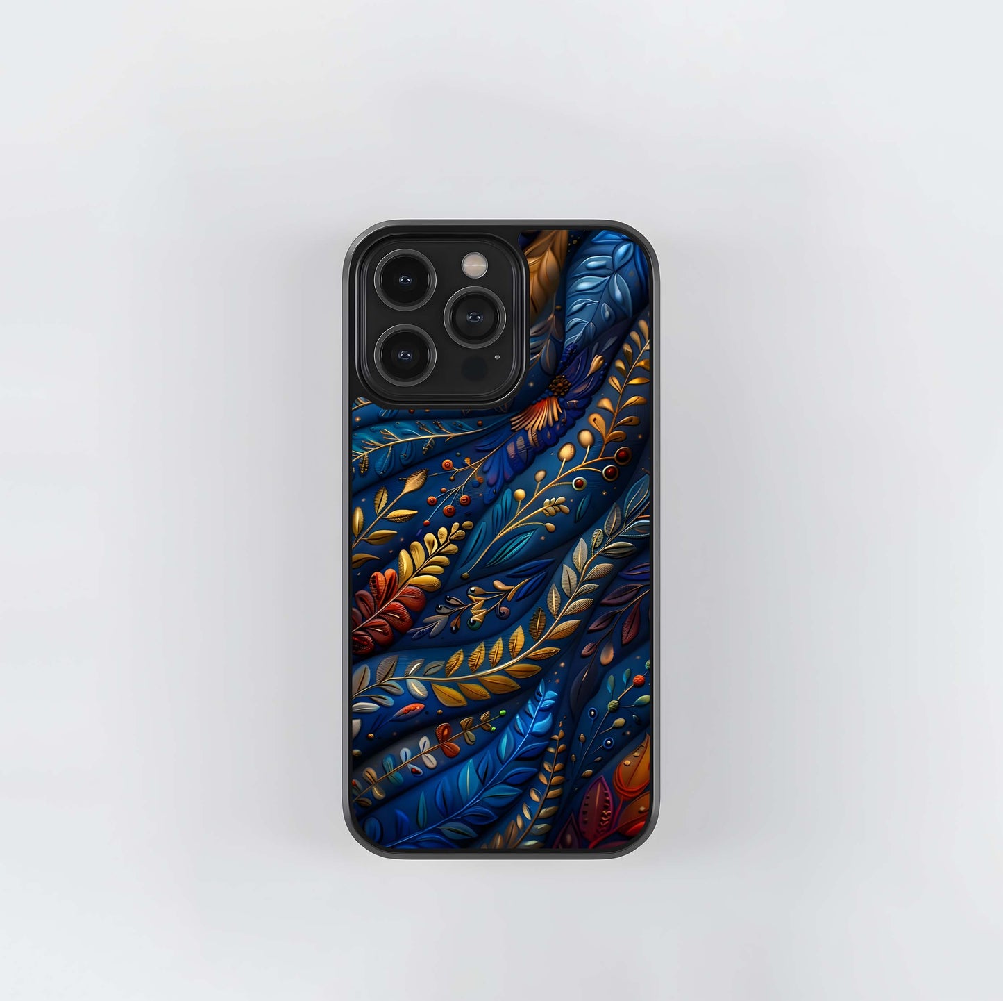 Sapphire Forest Tapestry Glass Case
