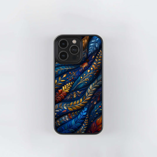Sapphire Forest Tapestry Glass Case