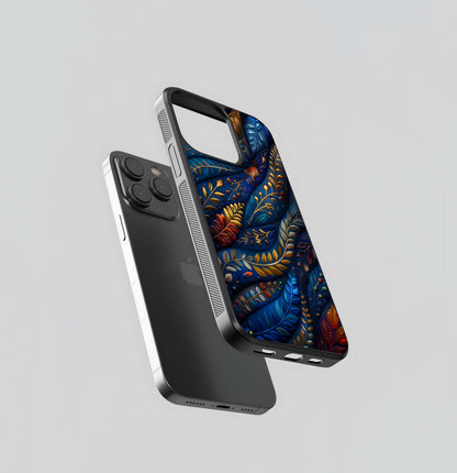 Sapphire Forest Tapestry Glass Case