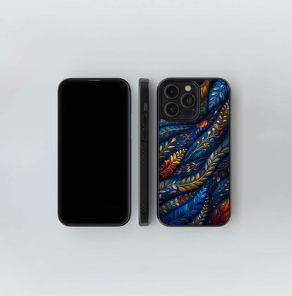 Sapphire Forest Tapestry Glass Case