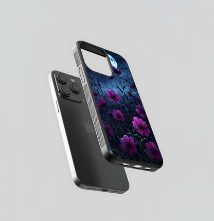 Moonlit Petal Dreams Glass Case