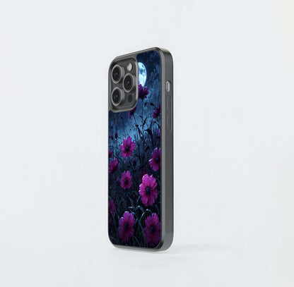 Moonlit Petal Dreams Glass Case